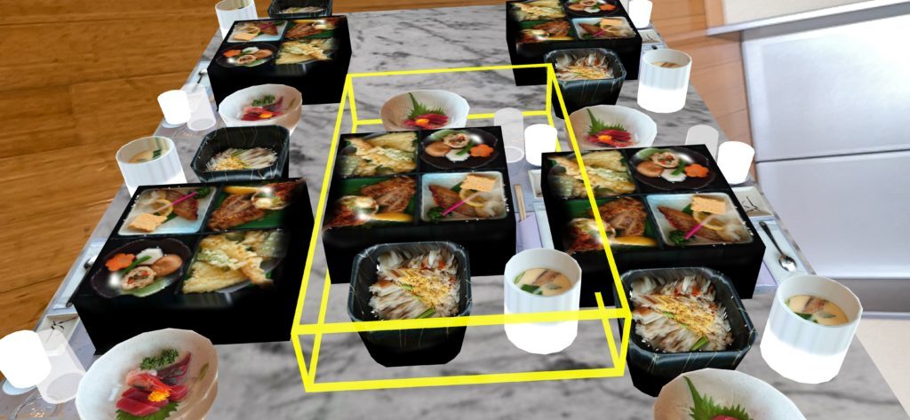 3Dにて火葬での食事